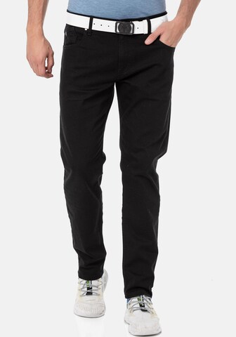 CIPO & BAXX Slim fit Jeans in Black: front