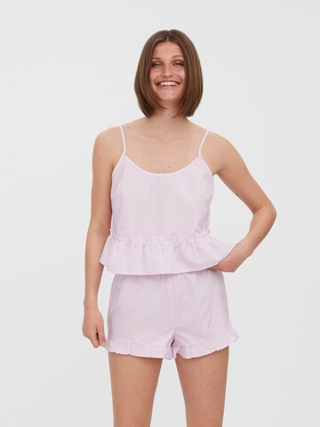 VERO MODA Slaapshirt 'MARIA' in Roze: voorkant