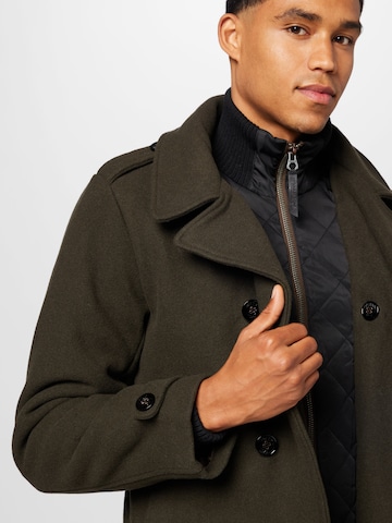 Manteau mi-saison Petrol Industries en vert