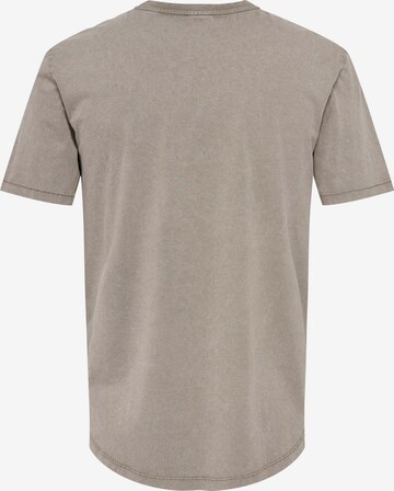 Tricou 'Ron' de la Only & Sons pe gri