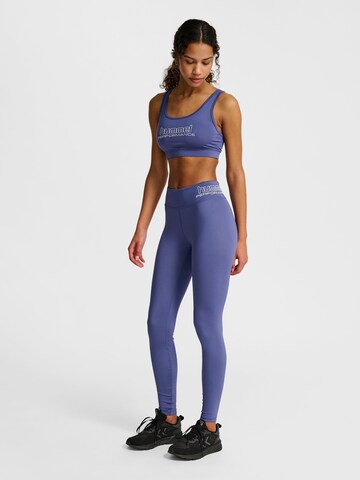 Hummel Skinny Sports trousers 'Fundamental' in Blue: front