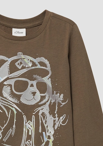s.Oliver Shirt in Bruin