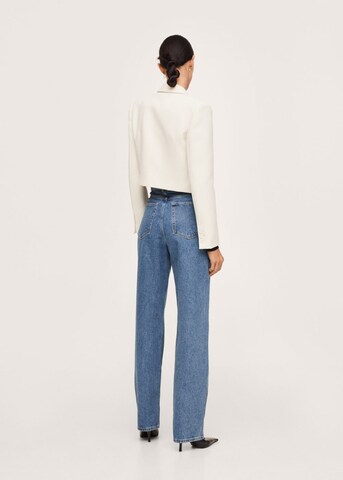 MANGO Wide leg Jeans 'Lucien' in Blauw