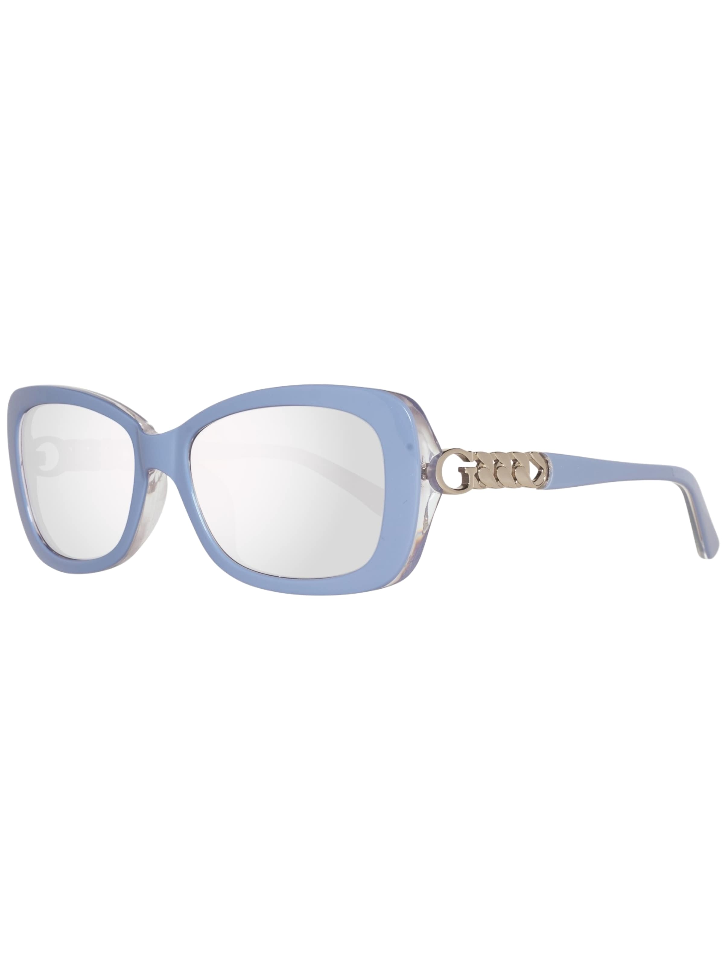 GUESS Sunglasses 'Sonnenbrille' in Blue: front