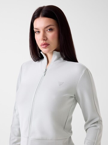 GUESS Sweatjacke in Grün