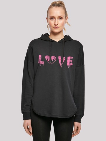 F4NT4STIC Sweatshirt 'Valentinstag Love ' in Black: front
