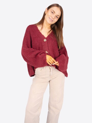 Seasons of April Strickjacke 'JOJO' in Rot