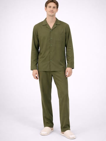 PANTONECLO Pyjama lang 'Pantoneclo Men’s Nightwear Set' in Groen