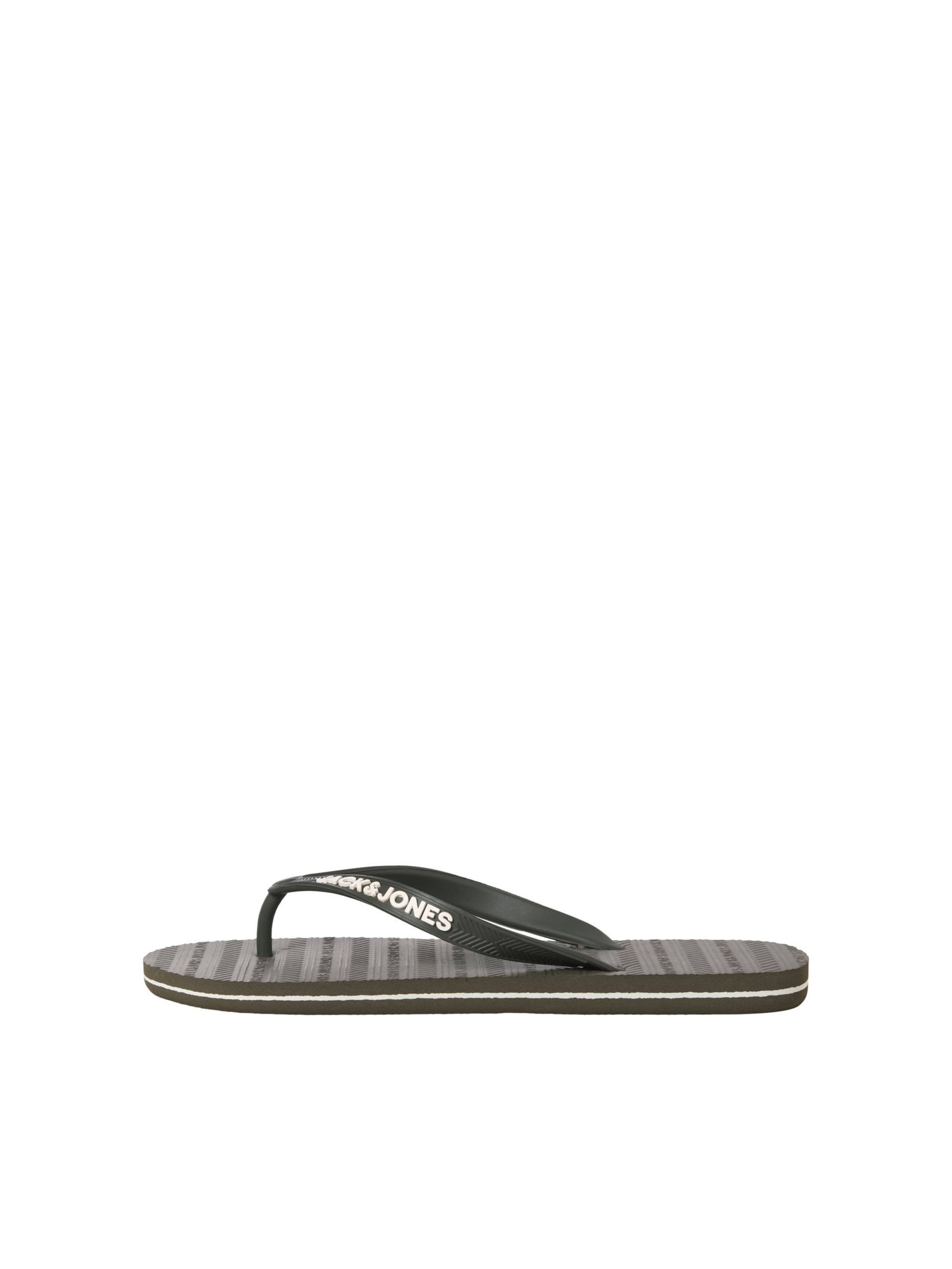 JACK & JONES T-bar sandals in Green: front