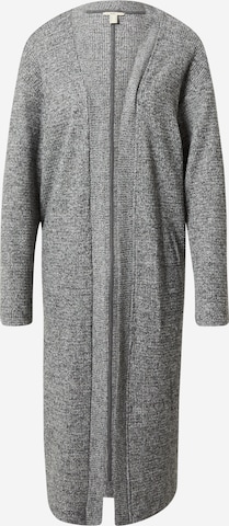 ESPRIT Knitted Coat in Grey: front