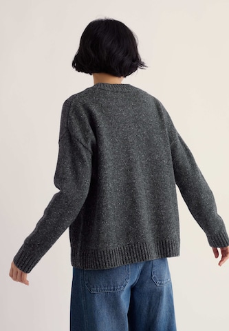 Cardigan 'Harbour Sands' Seasalt Cornwall en gris
