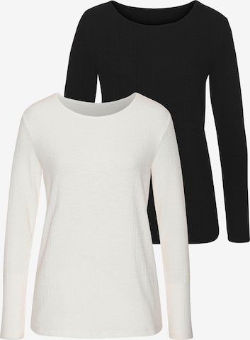 T-shirt VIVANCE en noir : devant