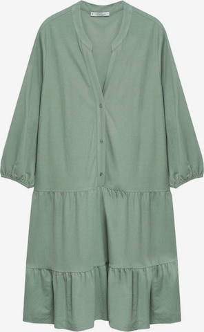 MANGO Shirt Dress 'Tribeca' in Green: front