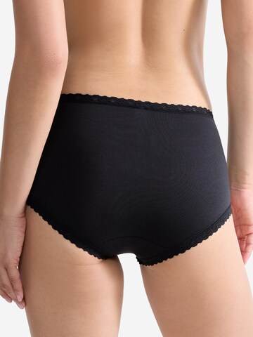 SLOGGI Slip '24/7 Cotton Lace' in Black