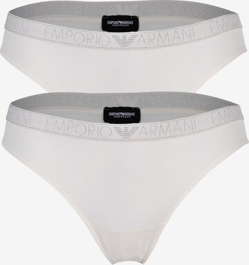 Slip di Emporio Armani in bianco: frontale