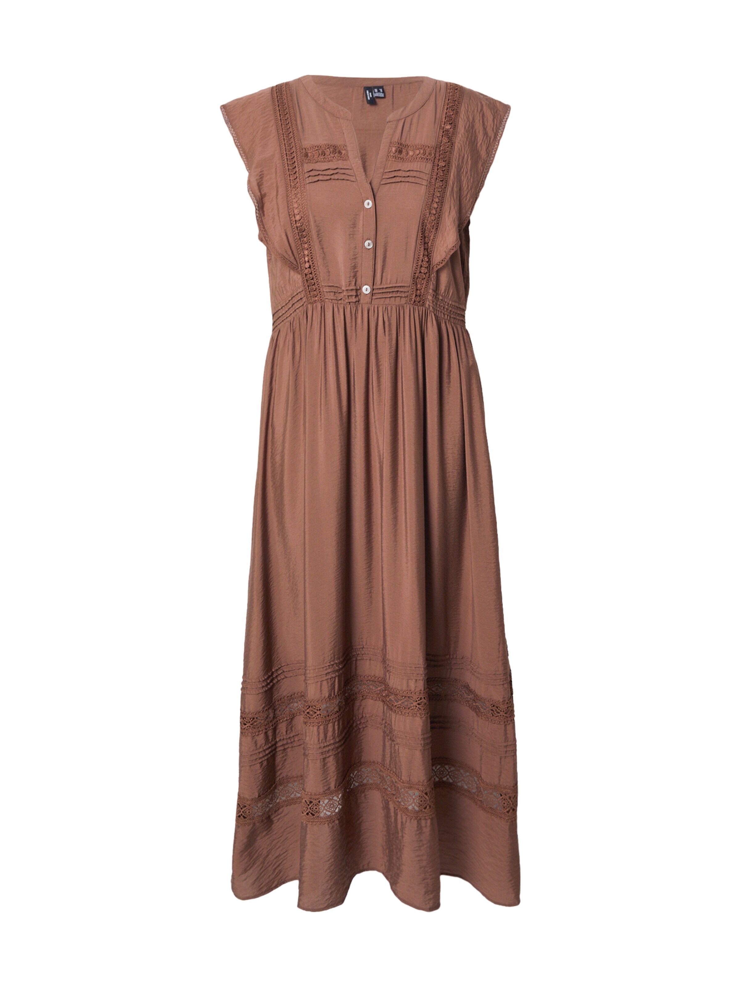 Vero Moda Curve Robe 'JULES' en 46 en marron, Vue avec produit
