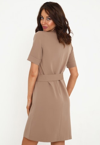 Awesome Apparel Kleid in Beige