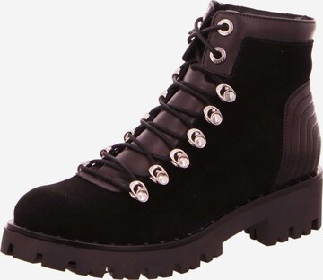 Marc Cain Lace-Up Ankle Boots in Black: front