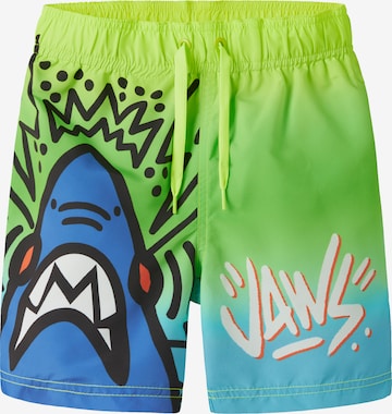 NAME IT Uimashortsit 'NKMMAGNUS JAWS' värissä keltainen: etupuoli