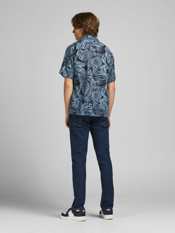 JACK & JONES Regular Fit Hemd in Blau