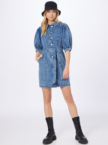 Robe-chemise 'Reya' Noisy may en bleu