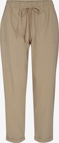 Soyaconcept Regular Broek 'CISSIE' in Beige: voorkant