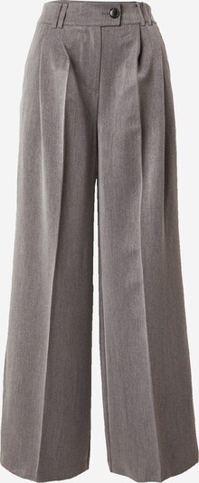 Nasty Gal Pantalon à plis en gris chiné, Vue avec produit