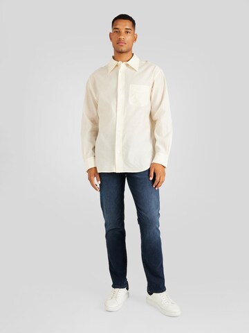 GANT Comfort fit Overhemd in Beige