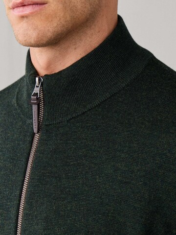 Hackett London Gebreid vest 'MILANO' in Groen