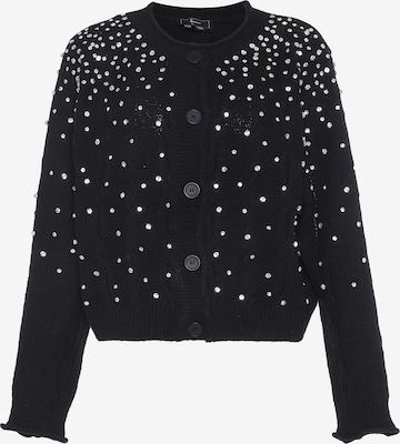 Cardigan faina en noir : devant