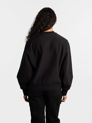 Carhartt WIP Sweatshirt 'American Script' i sort