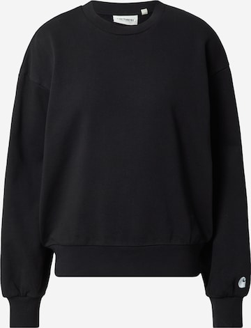 Carhartt WIP Sweatshirt 'Casey' in Black: front