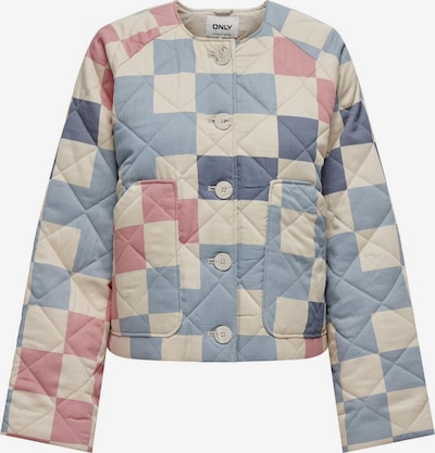 ONLY Between-Season Jacket 'Cora' in Beige / Light blue / Dark blue / Pink, Item view