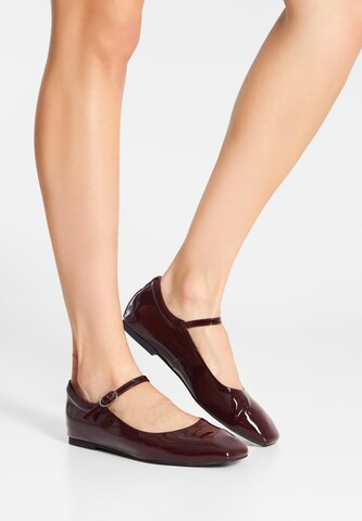 Ballerines 'Maya Patent' WODEN en rouge