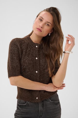 Cardigan 'Cionia' Kaffe en marron