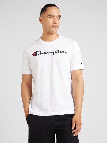 Champion Authentic Athletic Apparel Μπλουζάκι σε λευκό: μπροστά