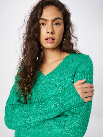 Pull-over 'Bibbi' PIECES en vert