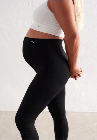 Aim'n - Skinny Calças de desporto em preto