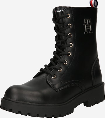 TOMMY HILFIGER Boots in Black: front