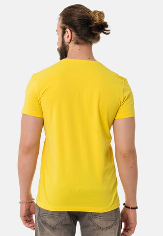 CIPO & BAXX Shirt in Yellow