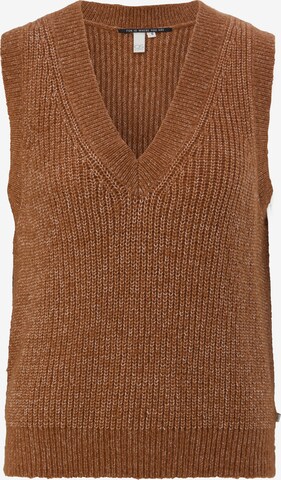 Pull-over QS en marron : devant