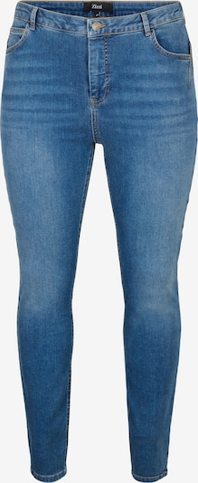 Zizzi Jeans 'AMY' i blue denim, Produktvisning