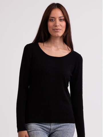CASH-MERE.CH Kaschmir Pullover in Schwarz