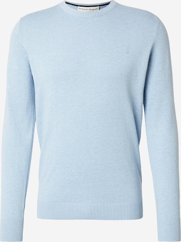 Bruun & Stengade Sweater 'Jupiter' in Blue: front