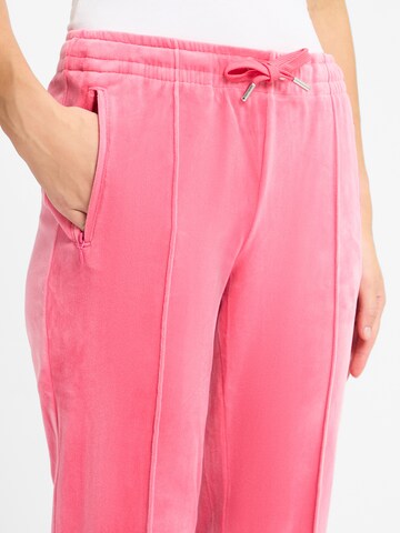 Juicy Couture Loosefit Παντελόνι ' Tina ' σε ροζ