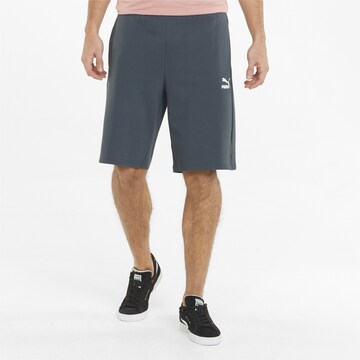 Regular Pantalon de sport PUMA en gris : devant