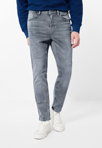 Street One MEN Slim fit Jeans in Grey: front