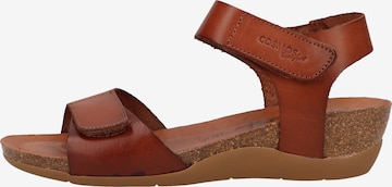 Sandales COSMOS COMFORT en marron : devant