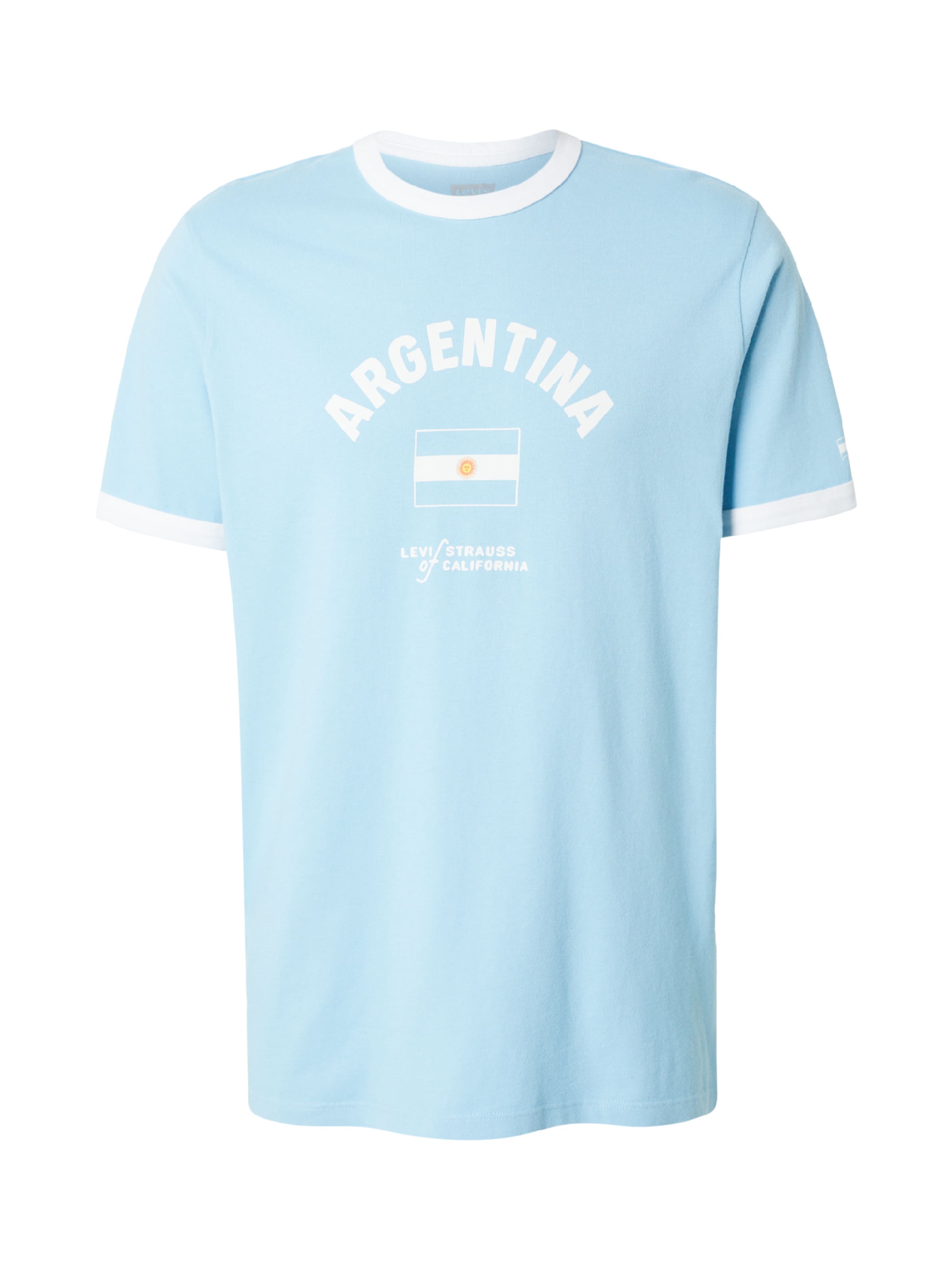 LEVI'S ® Tričko 'X WC RINGER' - Modrá: predná strana