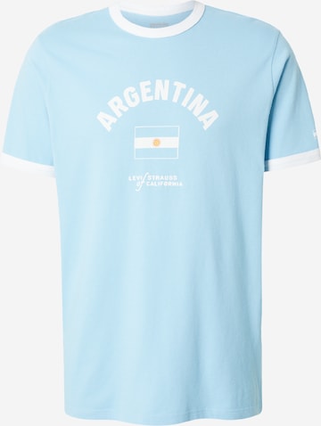 LEVI'S ® Tričko 'X WC RINGER' - Modrá: predná strana